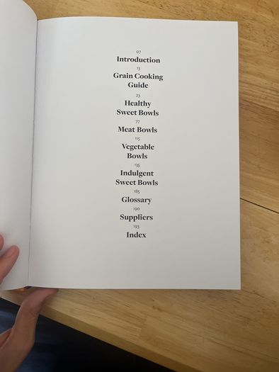 Phaidon cookbook: Grain Bowl