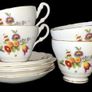Vintage Winston Fine Bone China Teacups & Saucers Image 6