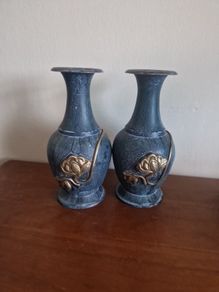 brass vases
