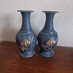 brass vases