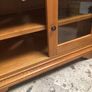 Solid oak corner tv unit excellent condition Image 2