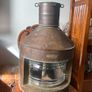 Antique Eli Griffith & Sons Large Ships Lamp Image 3