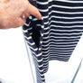 Barbour Navy/Off White Cotton Dress UK 10 Image 5