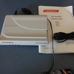 US Robotics 56K Fax modem Retro dial up