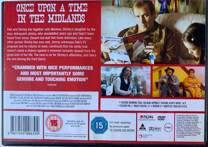 Once Upon A Time In The Midlands [2003] Robert Carlyle, Rhys Ifans, Kathy Burke, Ricky Tomlinson, Shirley Henderson & Andrew Shim [Movie DVD]