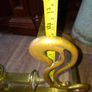 Beautiful Antique Victorian Art Nouveau Brass Fireplace Fender features ornate scrolling end terminals and central urn finials, Image 6