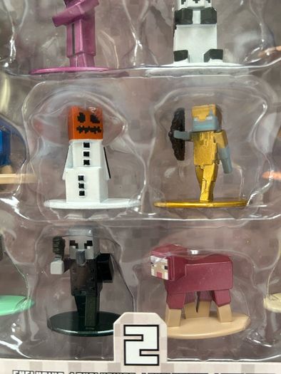 Jada Minecraft Nano Metalfigs Series 14 Die Cast Figures 18-pack - Boxed.