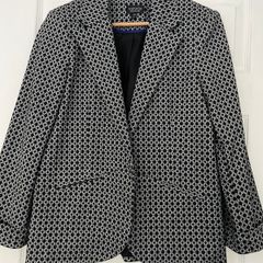 Black & White Topshop Jacket - Size 12