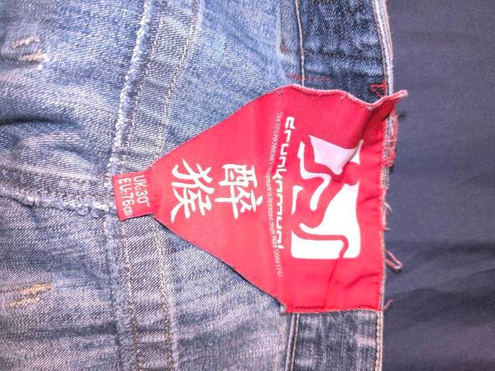 Vintage drunken monkey denim jeans 30" waist