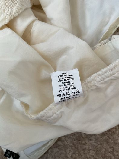 River island cream lace shorts size 10