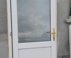 White PVC door , No frame