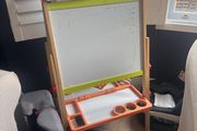 Kids easel - white board, paper and chalk