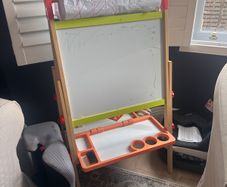 Kids easel - white board, paper and chalk