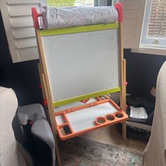 Kids easel - white board, paper and chalk