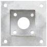 Post Anchors 4 pcs Galvanised Metal 71 mm Image 2