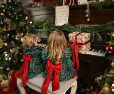 Matching Christmas dress