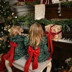 Matching Christmas dress