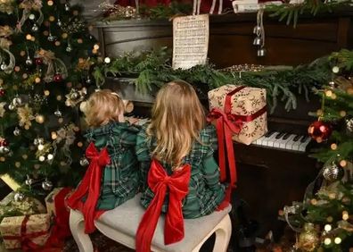 Matching Christmas dress