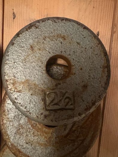 Cast Iron Dumbbell Set + Plates + Spinlock Bars