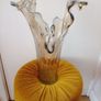 Mid-Century Iridescent XXL Murano Stretch Vase Image 2