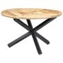 Dining Table Round 120x76 cm Solid Mango Wood Image 5