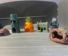 Penn-Plax Officially Licensed Spongebob Squarepants  Fish Tank Decorations |