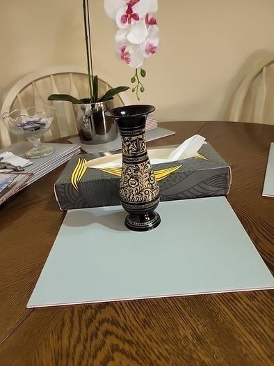 Metal vase