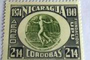 Old 1950 Nicaragua stamp