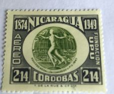 Old 1950 Nicaragua stamp