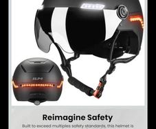 bike/ebike smart helmet and high vis jacket