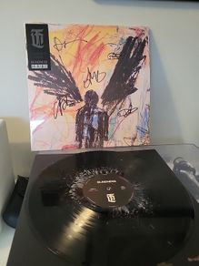 The Murder Capital Blindness splatter vinyl signed by the band