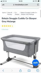Babylo cuddle Co sleeper