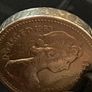 One-pound UK Coin 1983 (rare) Queen Elizabeth II Error Coin-upside-down "DECUS ET TUTAMEN" inscription Image 3