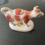 Reduced Staffordshire 19th  century  red and white Daisy cow creamer Image 3