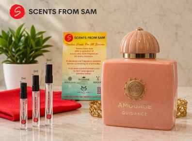 Amouage Guidance | Niche Fragrance Sample | Authentic Perfume