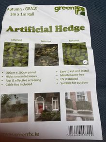Artificial hedge