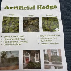 Artificial hedge