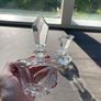 Pair of Vintage Crystal Perfume Bottles or Dressing Table Bottles Image 4