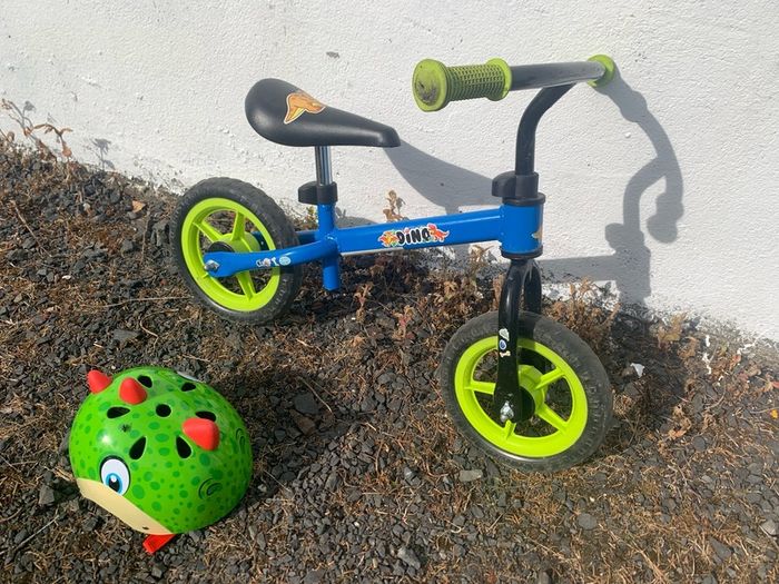 Kids Balance Bike and Helmet