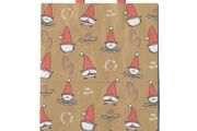 Lot of 20 Christmas Kraft Paper carrier bags flat handles top quality Size Small 18 x 23 x 9 cm with Santa