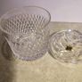 CAVAN Crystal Canister, Glass, biscuit jar, tobacco jar, Crystal candy dish, crystal, glass container, Glass Canister with Lid. No27 Image 2