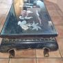 Chinese coffee table made of black lacquer (chinoiserie type) Image 9