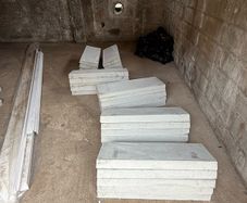 10x 13.5 inch Feather Edge Concrete Wall Capping, 343 x 914mm