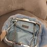 Brand new baby blue fur handbag Image 4