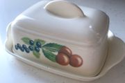 Vintage melamine butter dish