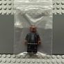 lego super heroes sh0585 Nick Fury - Gray Sweater and Black Trench Coat minifigure, Shirt Tail Image 3