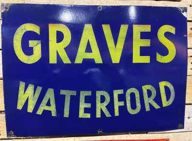enamel sign