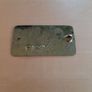 Vintage gas meter number plate Image 3