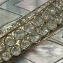 Like new Gold Mirrored Crystal Vanity Tray for Dressers- Round Decorative Serving Tray for Perfume, Jewelry and Makeup Image 6