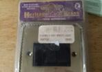 Brass Rope Edged Solid Brass  3 Gang 2 Way Triple Switches